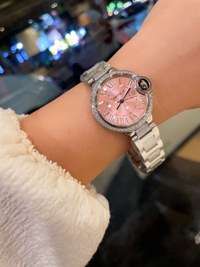 Cartier Womens Watch Luxury Brand Design Fashion Type 33cm with Original Box Whatsapp 【+1-3239614486】