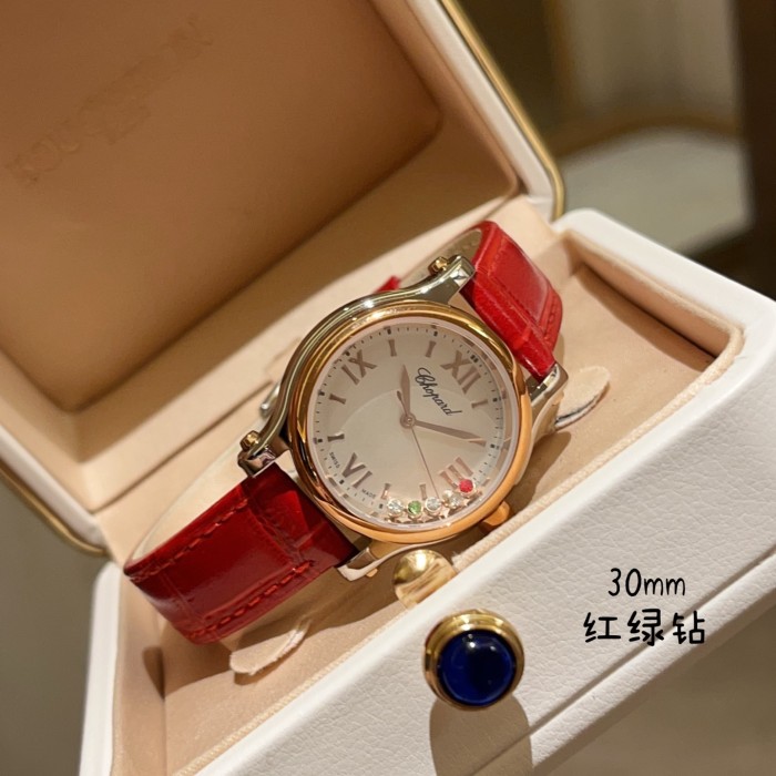 Chopard Womens Watch Luxury Brand Design Fashion Type HAPPY DIAMONDS 30mm with Original Box Whatsapp 【+1-3239614486】