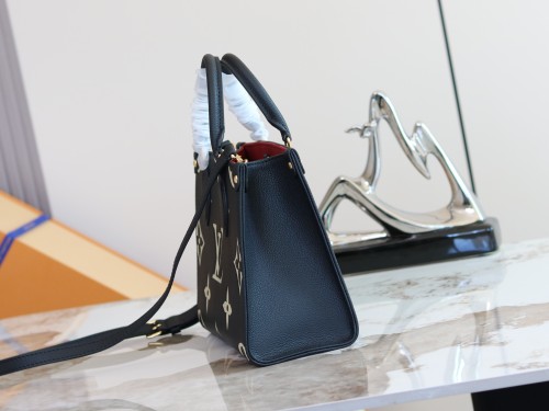 Louis Vuitton Womens Bags Handbags Luxury Brand M45659 OnTheGo PM Bicolor Monogram Empreinte Leather with Original Box Whatsapp 【+1-3239614486】