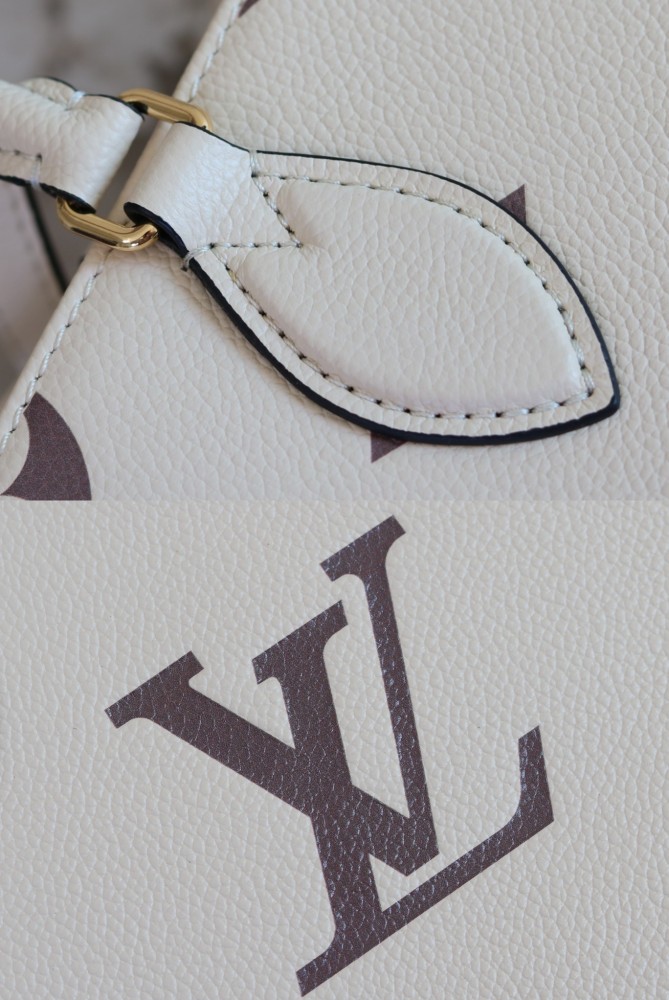 Louis Vuitton Womens Bags Handbags Luxury Brand M45659 OnTheGo PM Bicolor Monogram Empreinte Leather with Original Box Whatsapp 【+1-3239614486】