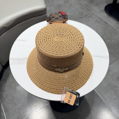 Celine Womens Hats Luxury Brand Design Celine Straw Hat  with Original Box Whatsapp 【+1-3239614486】