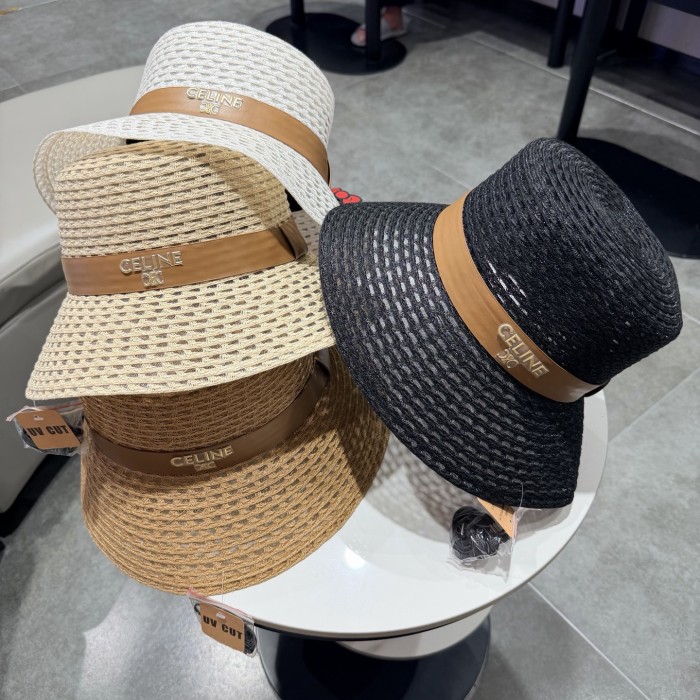 Celine Womens Hats Luxury Brand Design Celine Straw Hat  with Original Box Whatsapp 【+1-3239614486】