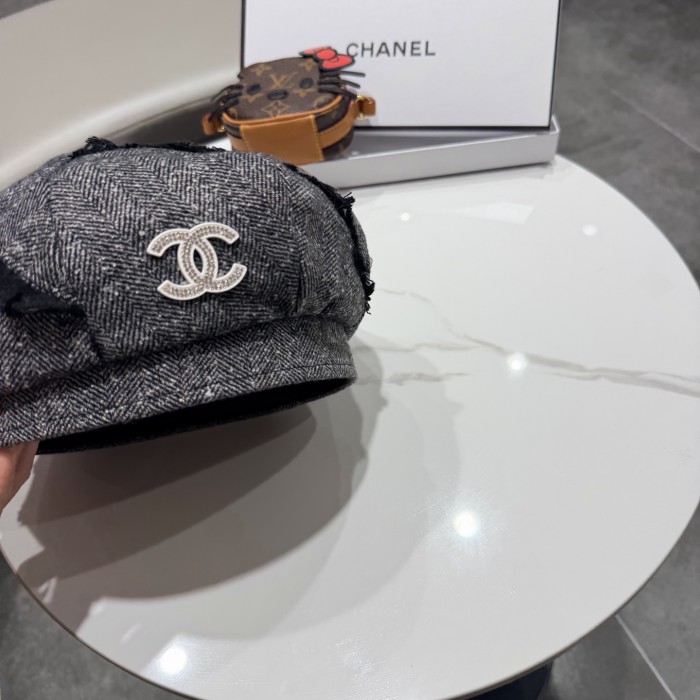 Chanel Womens Hats Luxury Brand Beret Hat with Original Box Whatsapp 【+1-3239614486】