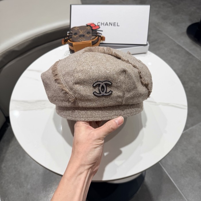 Chanel Womens Hats Luxury Brand Beret Hat with Original Box Whatsapp 【+1-3239614486】