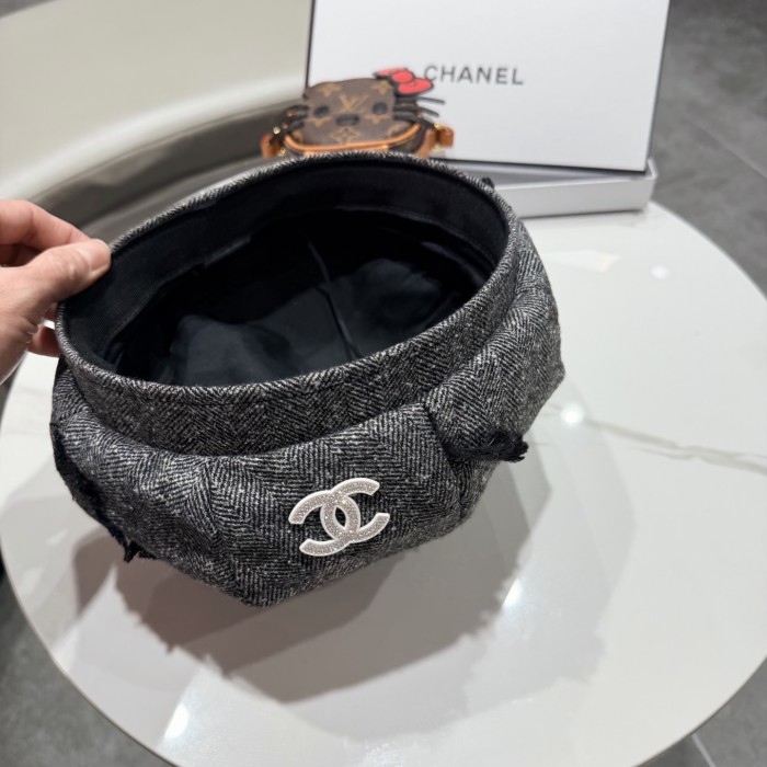 Chanel Womens Hats Luxury Brand Beret Hat with Original Box Whatsapp 【+1-3239614486】