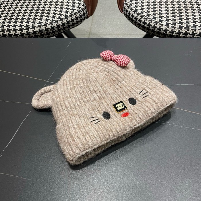 Chanel Womens Hats Luxury Brand Knit Hat with Original Box Whatsapp 【+1-3239614486】