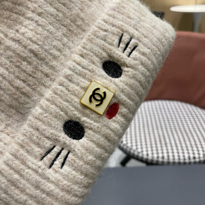 Chanel Womens Hats Luxury Brand Knit Hat with Original Box Whatsapp 【+1-3239614486】