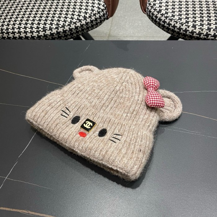Chanel Womens Hats Luxury Brand Knit Hat with Original Box Whatsapp 【+1-3239614486】