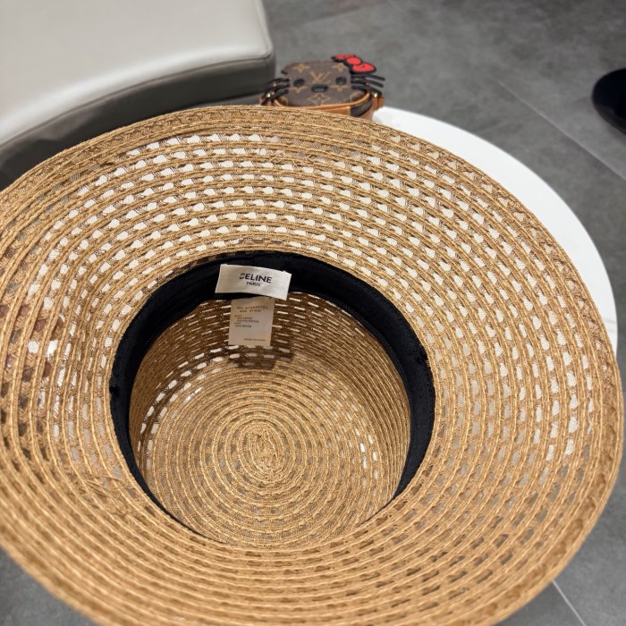 Celine Womens Hats Luxury Brand Design Celine Straw Hat  with Original Box Whatsapp 【+1-3239614486】