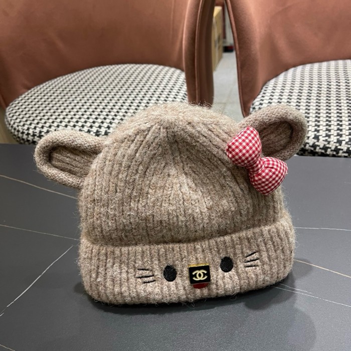 Chanel Womens Hats Luxury Brand Knit Hat with Original Box Whatsapp 【+1-3239614486】