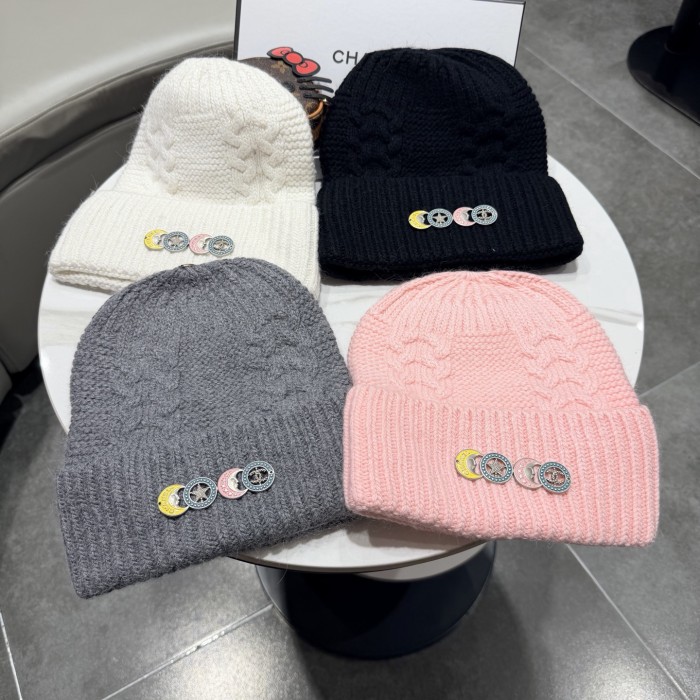 Chanel Womens Hats Luxury Brand Knit Hat with Original Box Whatsapp 【+1-3239614486】