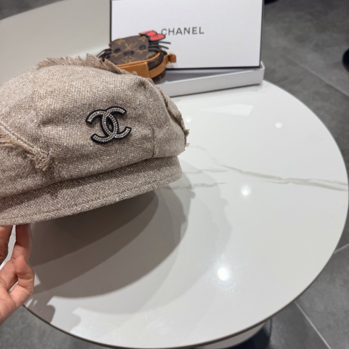 Chanel Womens Hats Luxury Brand Beret Hat with Original Box Whatsapp 【+1-3239614486】