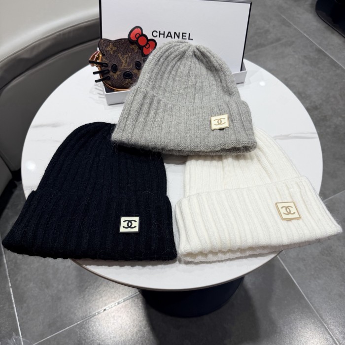 Chanel Womens Hats Luxury Brand Knit Hat with Original Box Whatsapp 【+1-3239614486】