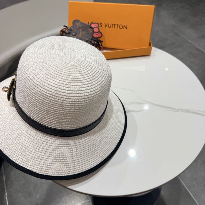 Louis Vuitton Womens Cap Straw Hat Luxury Brand with Original Box Whatsapp 【+1-3239614486】