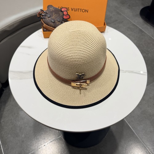 Louis Vuitton Womens Cap Straw Hat Luxury Brand with Original Box Whatsapp 【+1-3239614486】