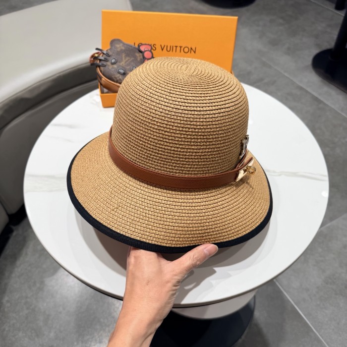 Louis Vuitton Womens Cap Straw Hat Luxury Brand with Original Box Whatsapp 【+1-3239614486】