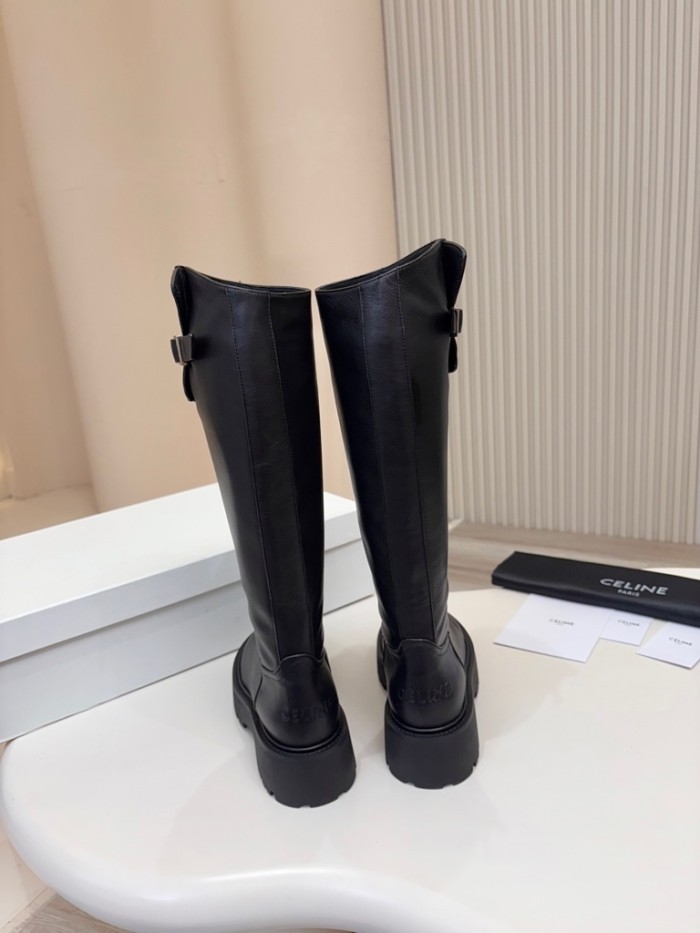 Celine Womens Shoes Boots Knee Length Luxury Brand Fashion Boots for Women Whatsapp 【+1-3239614486】