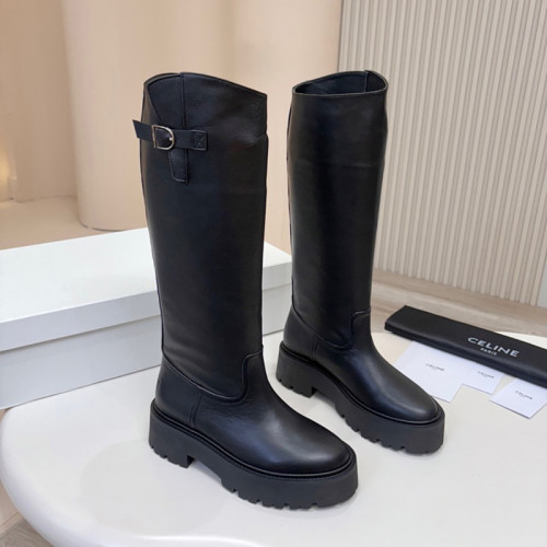 Celine Womens Shoes Boots Knee Length Luxury Brand Fashion Boots for Women Whatsapp 【+1-3239614486】