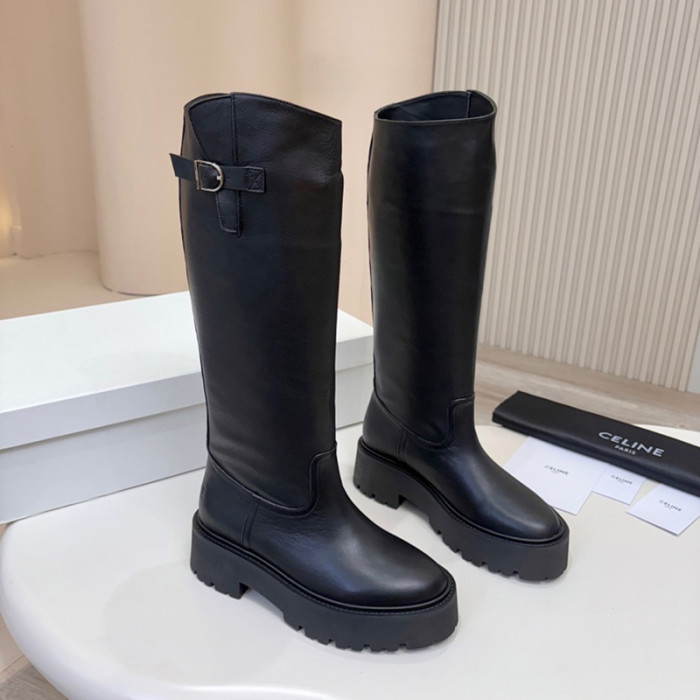 Celine Womens Shoes Boots Knee Length Luxury Brand Fashion Boots for Women Whatsapp 【+1-3239614486】