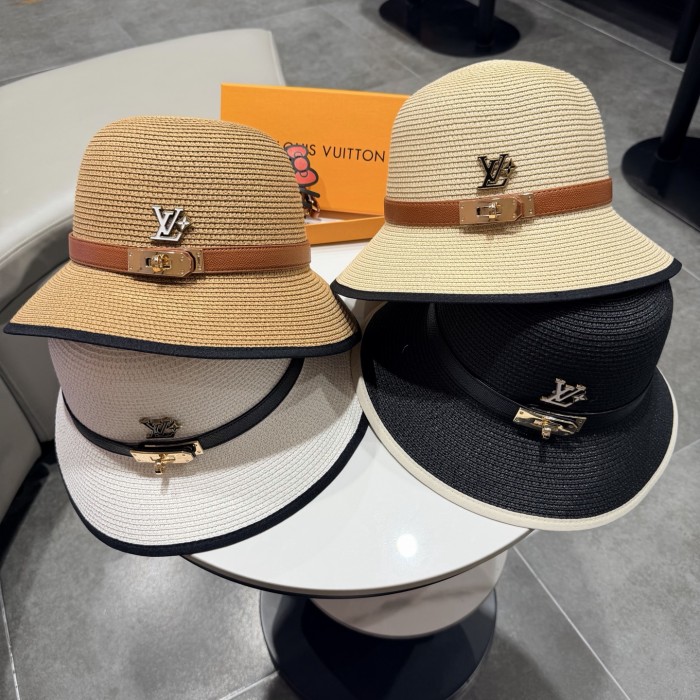 Louis Vuitton Womens Cap Straw Hat Luxury Brand with Original Box Whatsapp 【+1-3239614486】