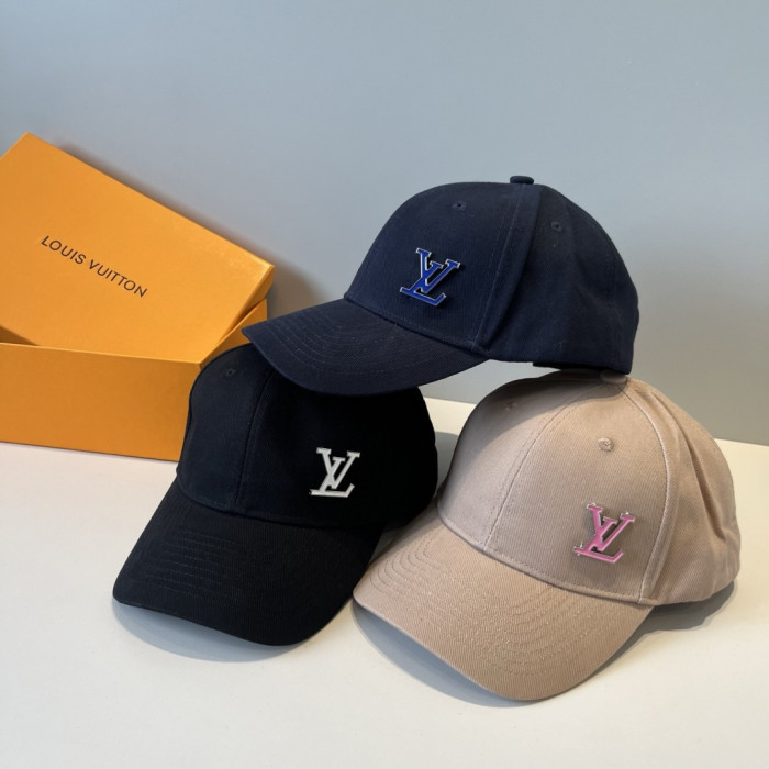 Louis Vuitton Men Womens Cap Baseball Hat Luxury Brand with Original Box Whatsapp 【+1-3239614486】