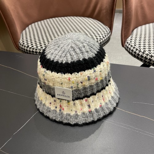 Moncler Womens Hats Luxury Brand Design Moncler Knit Bucket Hat with Original Box Whatsapp【+1-3239614486】