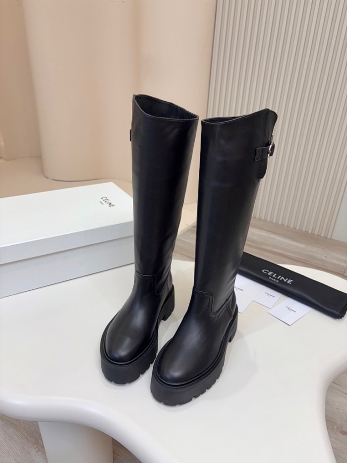 Celine Womens Shoes Boots Knee Length Luxury Brand Fashion Boots for Women Whatsapp 【+1-3239614486】