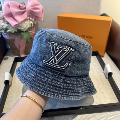 Louis Vuitton Men Womens Cap Bucket Hat Luxury Brand with Original Box Whatsapp 【+1-3239614486】