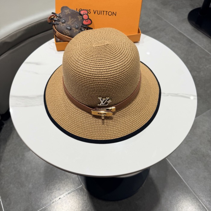 Louis Vuitton Womens Cap Straw Hat Luxury Brand with Original Box Whatsapp 【+1-3239614486】