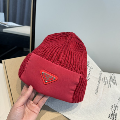 Prada Men Womens Hats Luxury Brand Design Prada Knit Hat with Original Box Whatsapp【+1-3239614486】