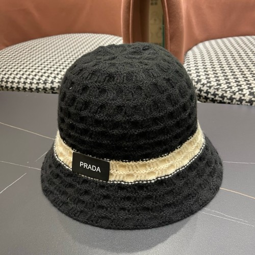 Prada Womens Hats Luxury Brand Design Prada Bucket Hat with Original Box Whatsapp【+1-3239614486】