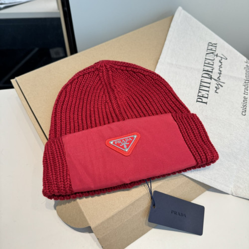 Prada Men Womens Hats Luxury Brand Design Prada Knit Hat with Original Box Whatsapp【+1-3239614486】