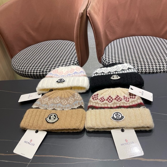 Moncler Womens Hats Luxury Brand Design Moncler Knit Hat with Original Box Whatsapp【+1-3239614486】
