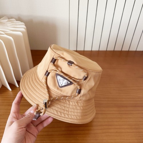 Prada Men Womens Hats Luxury Brand Design Prada Speedrock Re-Nylon bucket hat with Original Box Whatsapp【+1-3239614486】