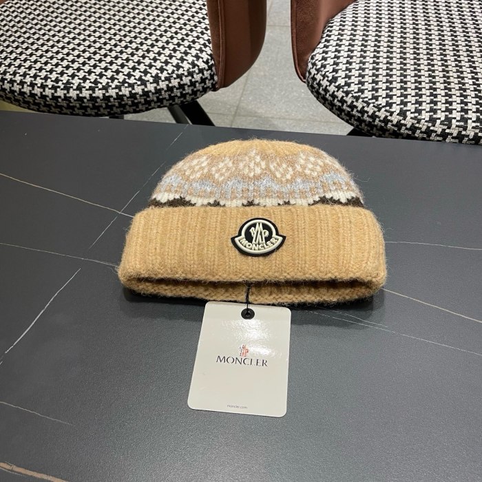 Moncler Womens Hats Luxury Brand Design Moncler Knit Hat with Original Box Whatsapp【+1-3239614486】
