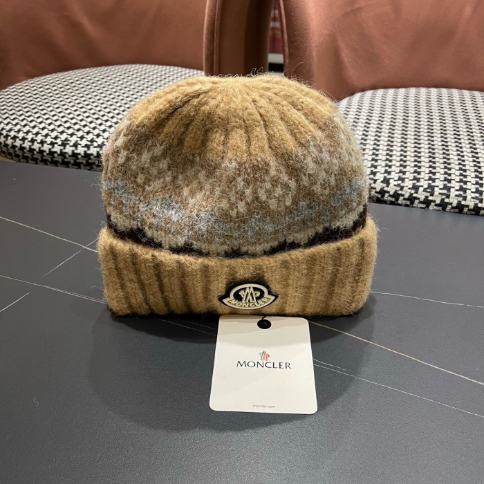 Moncler Womens Hats Luxury Brand Design Moncler Knit Hat with Original Box Whatsapp【+1-3239614486】
