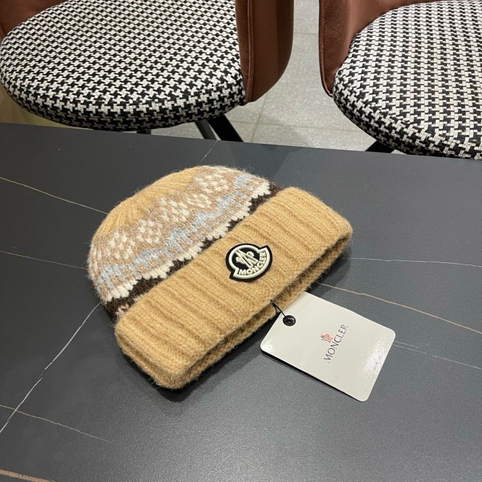 Moncler Womens Hats Luxury Brand Design Moncler Knit Hat with Original Box Whatsapp【+1-3239614486】