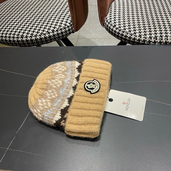Moncler Womens Hats Luxury Brand Design Moncler Knit Hat with Original Box Whatsapp【+1-3239614486】