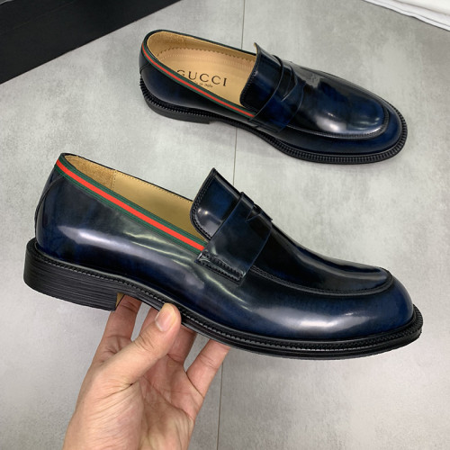 Gucci Mens Shoes Leather Design Luxury Brand Business Dress Shoes for Men with Original Box Whatsapp【+1-3239614486】