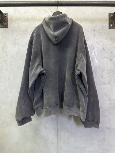 Balenciaga Womens Mens Long Sleeve Hoodie Sweatshirt MEN'S WASHED CRAYON LOOP OVERSIZED HOODIE Luxury Brand Whatsapp【+1-3239614486】