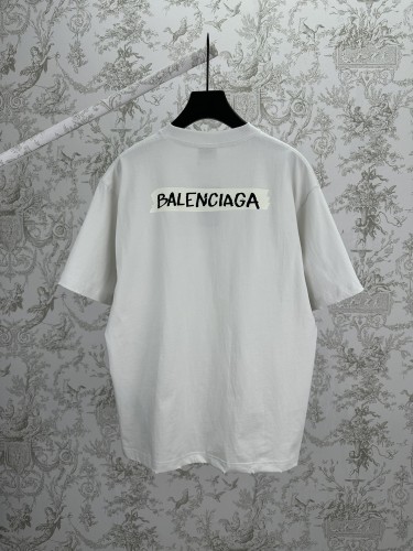 Balenciaga Luxury Brand Women Mens Short Sleeve T-Shirt MEN'S MASKING TAPE T-SHIRT MEDIUM FIT 764235TTVL69012 Whatsapp 【+1-3239614486】