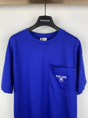 Celine Luxury Brand Women Mens Short Sleeve T-Shirt Men T-SHIRT IN COTTON JERSEY RX0I31242.07RT Whatsapp 【+1-3239614486】