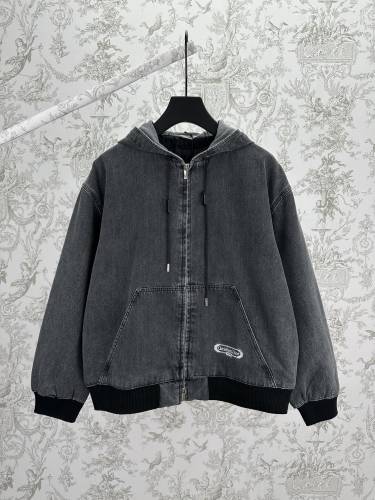Dior Men Coat Jackets Luxury Brand Mens Denim Hoodie Jacket Top Quality Whatsapp【+1-3239614486】