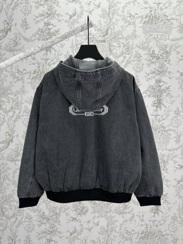 Dior Men Coat Jackets Luxury Brand Mens Denim Hoodie Jacket Top Quality Whatsapp【+1-3239614486】