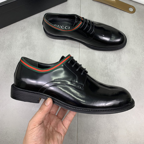 Gucci Mens Shoes Leather Design Luxury Brand Business Dress Shoes for Men with Original Box Whatsapp【+1-3239614486】