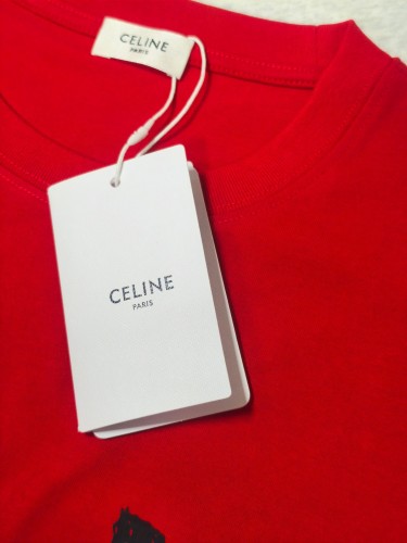 Celine Luxury Brand Women Mens Short Sleeve T-Shirt Whatsapp 【+1-3239614486】