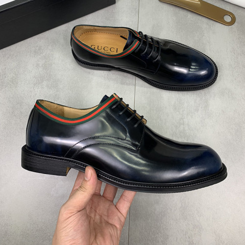 Gucci Mens Shoes Leather Design Luxury Brand Business Dress Shoes for Men with Original Box Whatsapp【+1-3239614486】