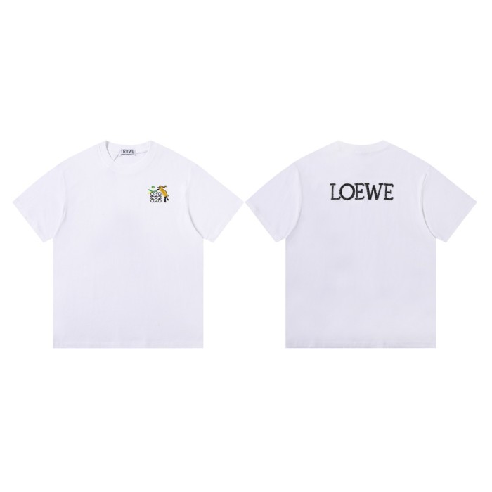 Loewe Luxury Brand Men Womens Short Sleeve T-Shirt Whatsapp 【+1-3239614486】