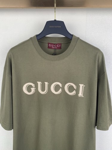 Gucci Luxury Brand Women Mens Short Sleeve T-Shirt Cotton jersey T-shirt with embroidery ‎798115 XJHN3 3254 Top Quality Luxury Brand Whatsapp 【+1-3239614486】