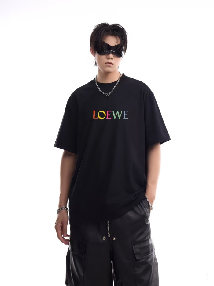 Loewe Luxury Brand Men Womens Short Sleeve T-Shirt Whatsapp 【+1-3239614486】
